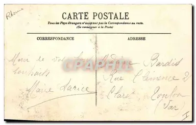LYON — Nossa Senhora de Fourvière — A Abside — LL. — Editor LL, n°25 — Verso