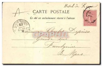 Lyon — Katedra Fourvière i Katedra św. Jana — Wydawca G. D. nr 8370 — Rewers