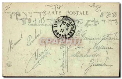LYON — Basílica N.-D. de Fourvière — Vista geral — Carricier, edição 1900 — Verso