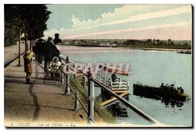 Vichy — Widok na rzekę Allier — LL.
