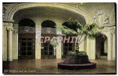 Vichy, le hall du Casino — éditeur L.V.4, n°22