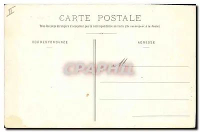 Vichy - Côte Saint-Amand — vue du bord de l'Allier avec promenade arborée — Verso