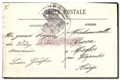 Vichy — Promenada nad brzegami Alliera — LL. n° 113 — Rewers