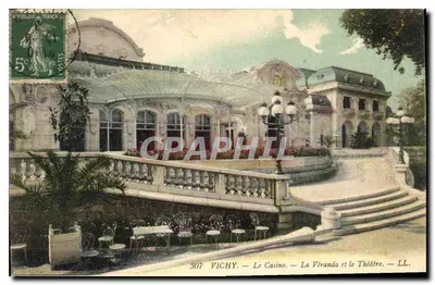 Vichy — Kasyno. — Werdana i Teatr — LL. — n° 307