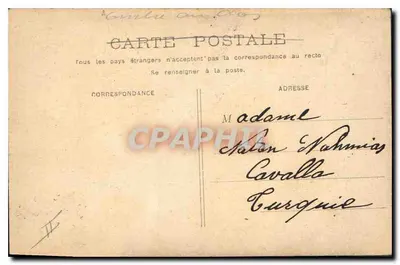 Paryż — Rue de la Barre (Montmartre) — widok basyliki Sacré-Cœur — wydawca Montmartre — Rewers