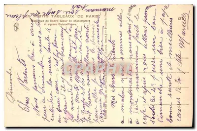 Sacre-Cœur de Montmartre — estátua do Cristo na cruz — editor Moïsa, n° 139 — Verso
