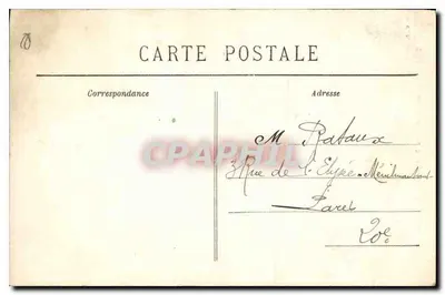 Montmartre — A Basílica e o Funicular — G. O. A. Paris, n° 734 — Verso