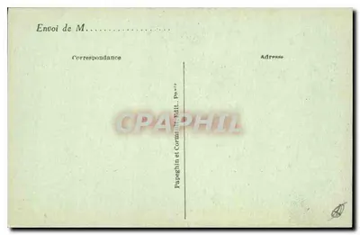 Parijs — De Basiliek van het Heilig Hart en het Teleferiek — A. P. — Achterkant