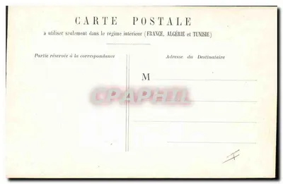 Sacre-Cœur de Montmartre — vista desde a Rue de la Barre — editor não identificado — Verso