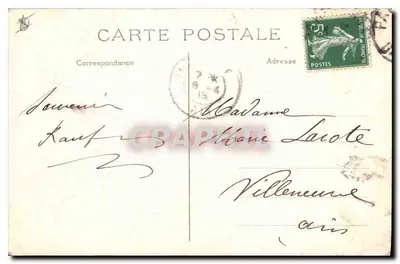 Paris - Sagrado Coração e Reservatório de Montmartre — J.H. n°206 — Verso