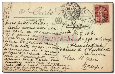 Paris — Der Seilbahn und die Basilika des Heiligen Herzens von Montmartre — LL Nr. 219 — Rückseite