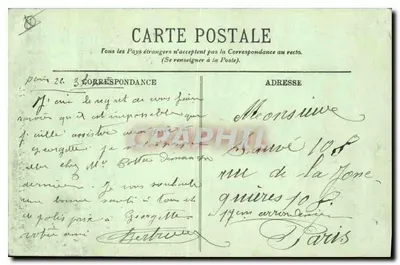Parigi — Funicolare del Sacré-Cœur — L.L. — Verso