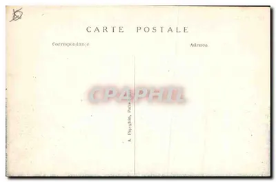 PARYŻ — Bazylika Świętego Serca Panny Maryi z monumentalnym schodami — A. P. n° 459 — Rewers