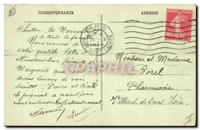 Paris — Le Sacré-Cœur de Montmartre et le Funiculaire — 126 — Verso