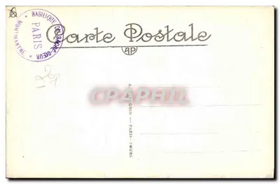 París - La Basílica del Sagrado Corazón con la Escalera Monumental — A. Pichin — n°466 — Reverso