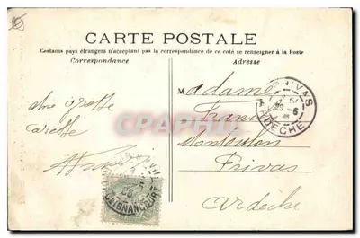 PARIS – Catedral do Sagrado Coração, Funicular e Reservatório de Montmartre — A.J.H. n° XVIII — Verso