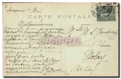 Paris — La Basilique du Sacré-Cœur et le Campanile — C.M. n°257 — Verso