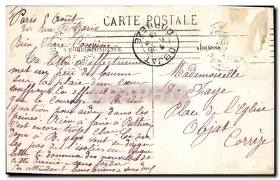 Paris (XVIIIe) — O Sagrado Coração — LL. — 1552 — Verso