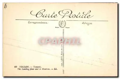 Toulon - Tamaris — Scalo e il Manteau — D.S. — Verso
