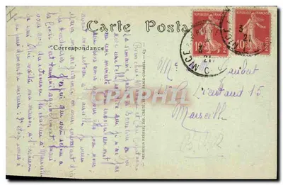 Saint-Raphaël (Var) — Ogólny widok (praca artystyczna) — J. Hot, n°85 — Rewers