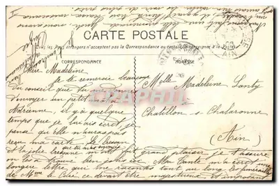 Giens - I Rochers di Madame — editore: Guéneux phot. Marsiglia, n° di serie 1284 — Verso