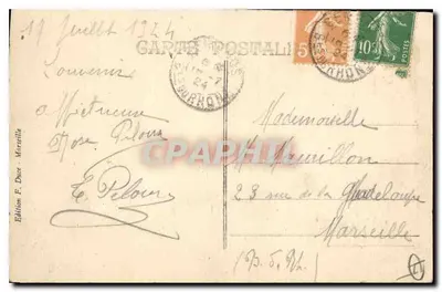 Chartreuse de Montrieux - Grande claustro — Edição F. Duce, n°11 — Verso