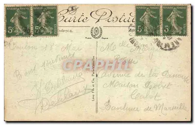Les Sablettes — Bord de Mer — La Plage — LL — Verso