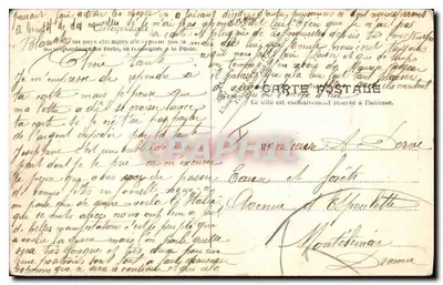 Beaulieu z lotu ptaka — widok z lotu ptaka — H. D. Wydawca, Paryż, nr 2495 — Rewers