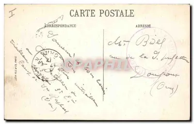 Saint-Raphaël — Widok na Lwa Ziemnego i Lwa Morskiego z drogi do Nicei — Selecta — Rewers