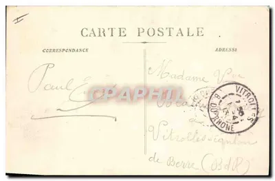 Saints-Baume — Interior da Gruta — S.A.P. 24 — Verso