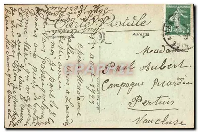 Saint-Raphaël — Aleja Mimosów — LL. Jouvarata — ten sam pensjonat — Rewers
