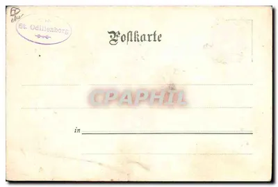 St. Odilienberg — Skalista Mont Ste. Odile — Gebhüler Max, Tübingen, nr 13785 — Rewers