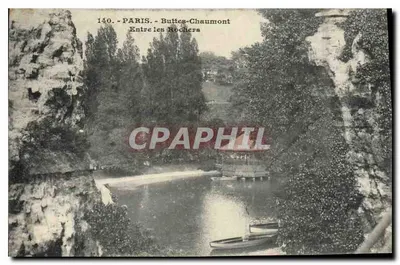 Paryż - Buttes-Chaumont - Między skałami — nr 140
