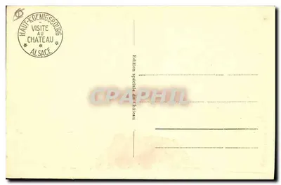 Haut-Kœnigsbourg — Widok z lotu ptaka — Wydanie specjalne zamku — Rewers