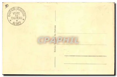 Haut-Kœnigsbourg — Fontanna i Kowalnia — Wydanie Specjalne Zamku — Rewers