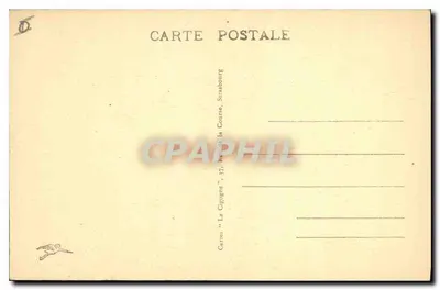 Obernai - Zamek — wydawca La Cigogne, 37, rue de la Corne, Strasbourg — Rewers