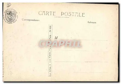 Willer, Moosch e a Valei de St-Amarins (Alta-Alsácia) — editor W. Schneiter & Cie, Paris, n° 101 — Verso