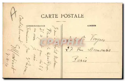 Paryż - Rue St-Vincent, Stare Domki — J.H. wydawca, n° 248 — Rewers