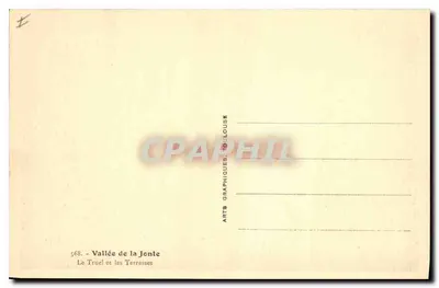 O Truel e as Terrasses — Vale da Jente — Arts Graphiques Toulouse — Verso