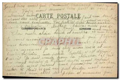 Montanhas do Cantal - O Col de Nérome — Pierre Mailloux, editor, n° 1253 — Verso