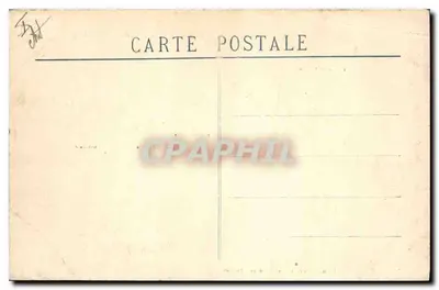 Bilhete postal antigo Cantal panorama tirado do Col de Rombiere — Verso
