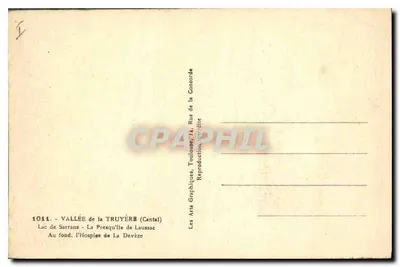 Zeeuw van Sarrans — Vallei van de Truyère (Cantal) — Les Arts Graphiques Toulouse — Achterkant