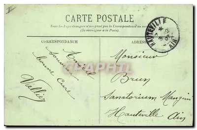 Aix-les-Bains — Lago del Bourget visto dall'Hotel de la Chambotte — LL. — n°147 — Verso