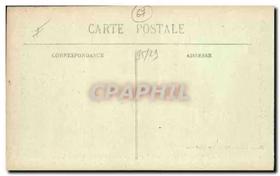 Strasbourg (Alsace) — Dom z papierowymi kwiatami (Fotografia 1918) — Marcel Delbouy, Fototypie, Bordeaux — Rewers
