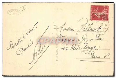 Strasburgo — Mont Sainte-Odile Dreistein — Editore F. Lab — n° 234 — Verso