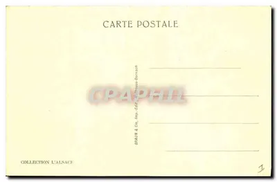 Colmar — Oriel Komendy Policji — wydawca Braun & Cie, Darnach — Rewers