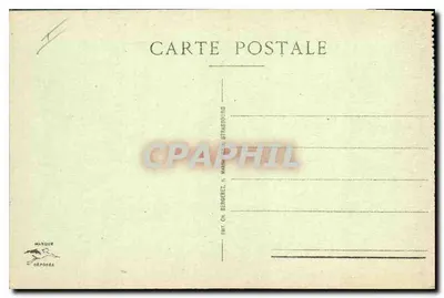Colmar - A Prefeitura — editor Manoure, Strasbourg — Verso