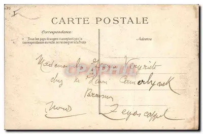 LILLE — Jardim Vauban — Edit. V. Vasse, Lille, n°90 — Verso