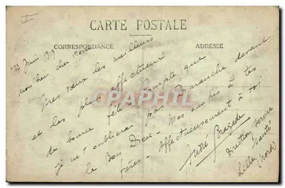 Lille - A Praça Ribbele - O Monumento Faidherbe — Verso