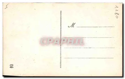 Moissac - Lado bajo de la catedral, La Huida a Egipto — Fototipia — Reverso